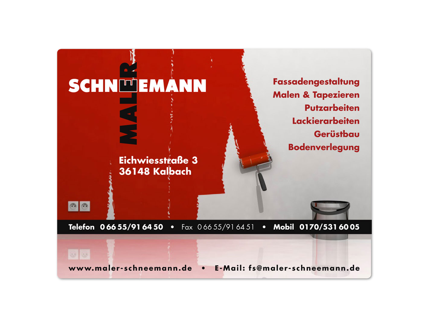 Maler Schneemann